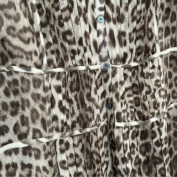 Talbots Silk Cheetah/Leopard Print Dress - Picture 4 of 7